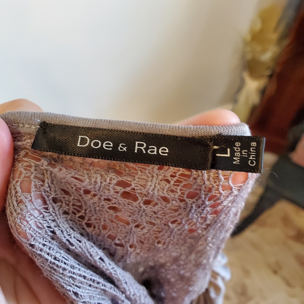 Doe & Rae top sz L - Picture 8 of 9